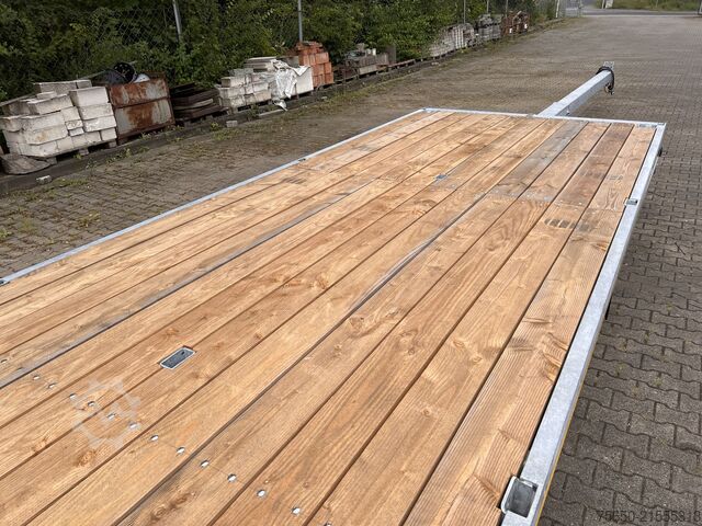 Anhänger mit offener Pritsche Möslein THT 14-G 7,20 L ausziehbar  13,9 t Tandemanhänger- Tieflader, ausziehbarLuftgefedert