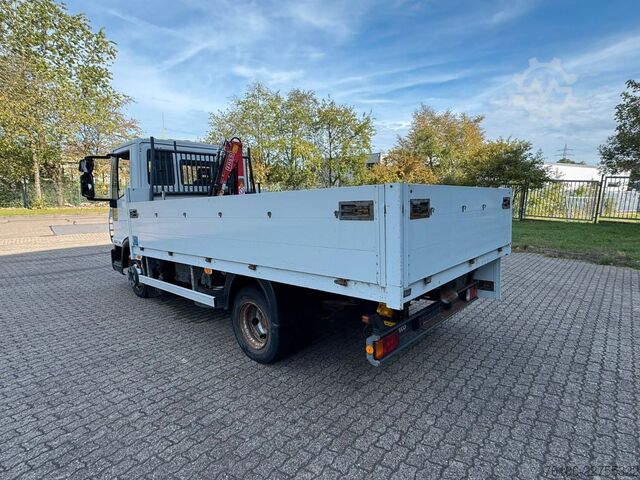 Pick-up van IVECO 75E16 Pritsche mit Kran Fassi