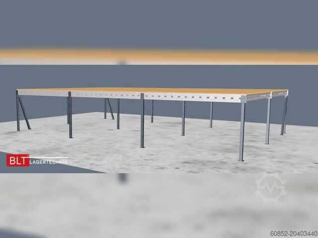 Lagerbühne 10x15m Lagerbühne , Belastung : 500kg/qm Unterkante: 2,5m ,ca. 150qm Systembühne