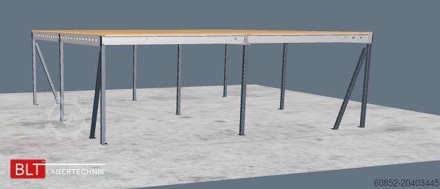 Lagerbühne 10x10m Lagerbühne , Belastung : 500kg/qm Unterkante: 3m ,ca. 100qm , Systembühne