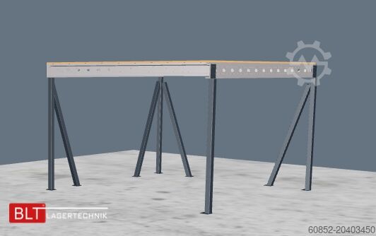Lagerbühne 5x5m Lagerbühne , Belastung : 500kg/qm Unterkante: 3m ,ca. 25qm , Systembühne