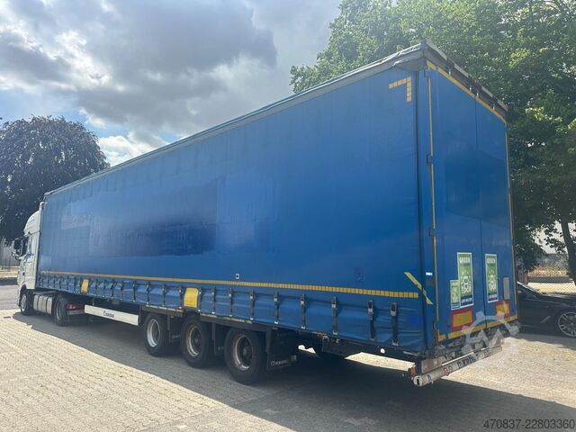 Open semitrailer with tarp KRONE SD Mega / TüV 11-26