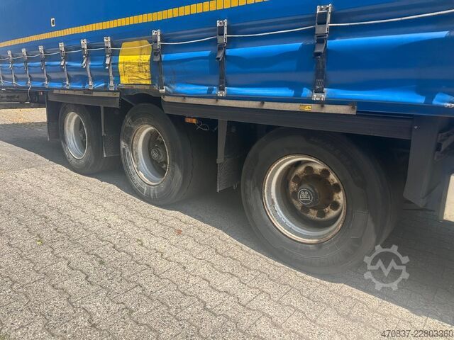 Open semitrailer with tarp KRONE SD Mega / TüV 11-26
