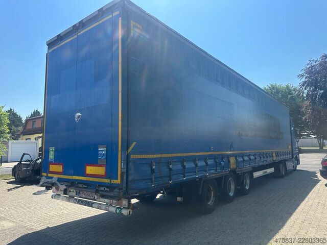 Open semitrailer with tarp KRONE SD / Mega / TüV 10-26