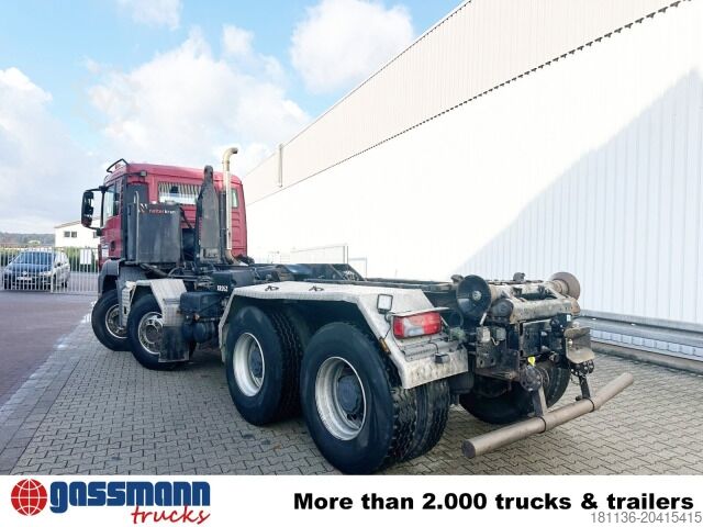 Abrollkipper MAN TGS 35.400 8x4 BL, Schub-Knick bis 6,5m Container