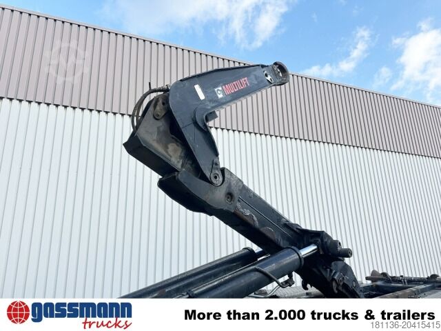 Abrollkipper MAN TGS 35.400 8x4 BL, Schub-Knick bis 6,5m Container