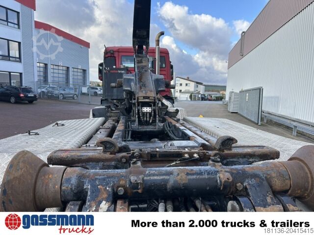 Abrollkipper MAN TGS 35.400 8x4 BL, Schub-Knick bis 6,5m Container