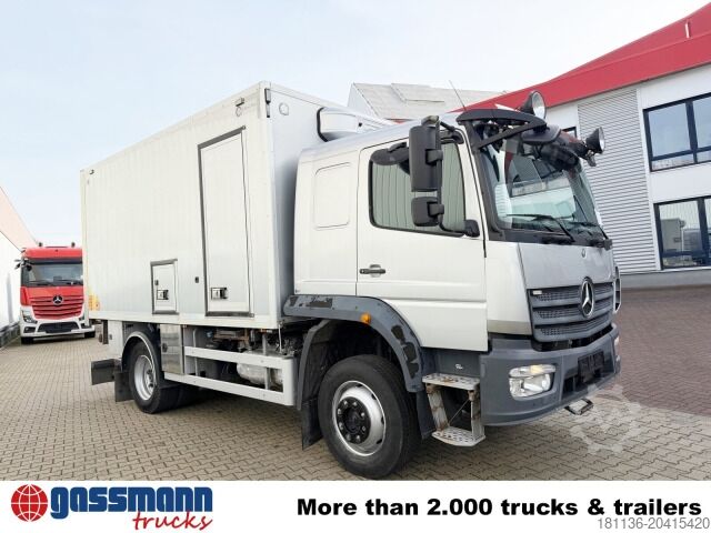 Box truck Mercedes-Benz Atego 1330 4x4, Iso-Koffer mit Heizung, LBW