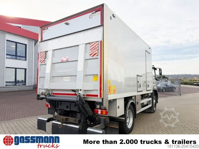 Box truck Mercedes-Benz Atego 1330 4x4, Iso-Koffer mit Heizung, LBW