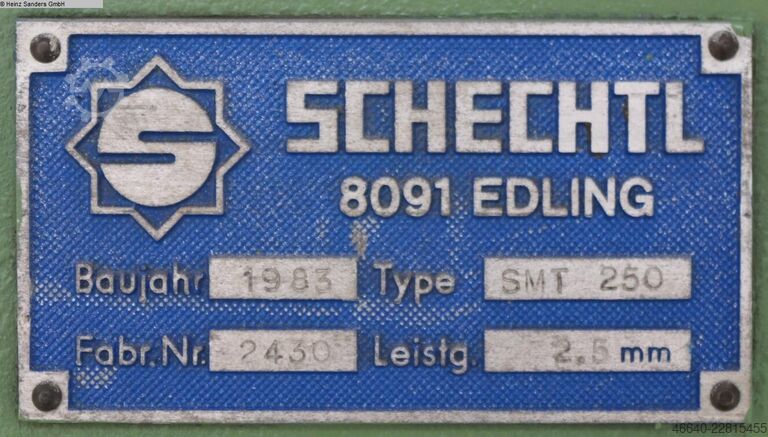 Tafelschere - mechanisch SCHECHTL SMT 250