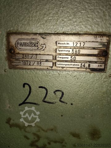 6-Seiten-Hobelmaschine Gubisch BS2000