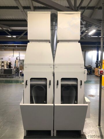 Sheet metal deburring/polishing machine GECAM G65RRR with Wet Dust Extractor