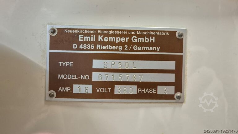 Spiral dough mixer Kemper SP 30L Kemper SP 30L
