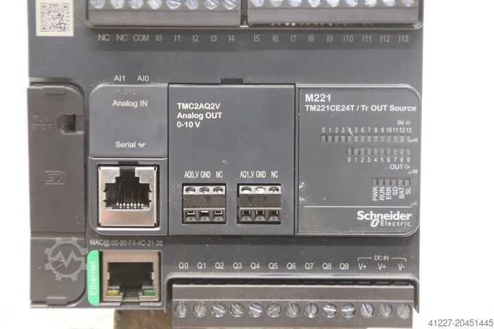 PLC control Schneider Electric Modicon TM221CE24T