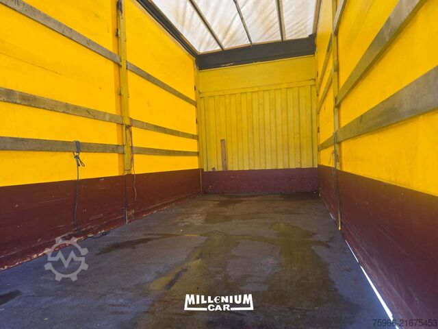 Flatbed truck with tarp Iveco 75E17 CENTINATO 6,20 SPONDA DISCO