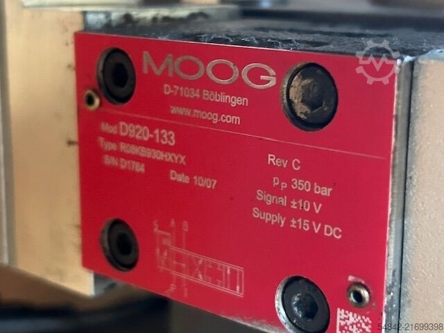 Moog Doppelpumpe RKP100/63 Moog D956-0001  D956-5001