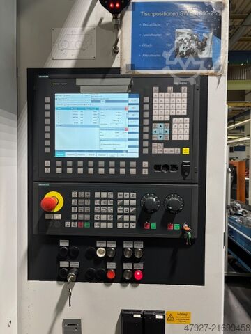 Horizontal-Bearbeitungszentrum SW Schwäbische Werkzeugmaschinen GmbH BA 600   2-CNC, 2-spindlig