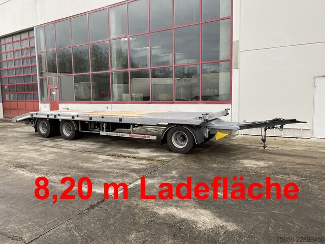 Low loader trailer Möslein T 3-8,20 P OR  3 Achs Tieflader gerader Ladefläche 8,10 m,Neufahrzeug
