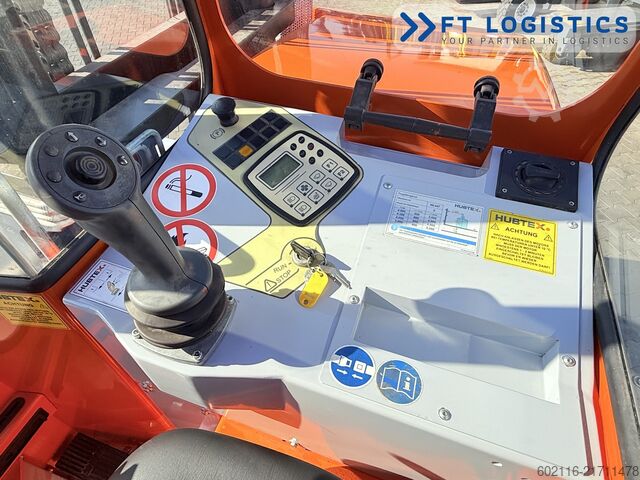 4-way forklift Hubtex DQ45G DUPLEX 5000 FORK-POSITIONER CABIN