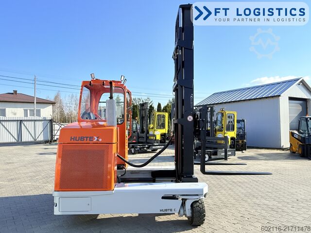 4-way forklift Hubtex DQ45G DUPLEX 5000 FORK-POSITIONER CABIN