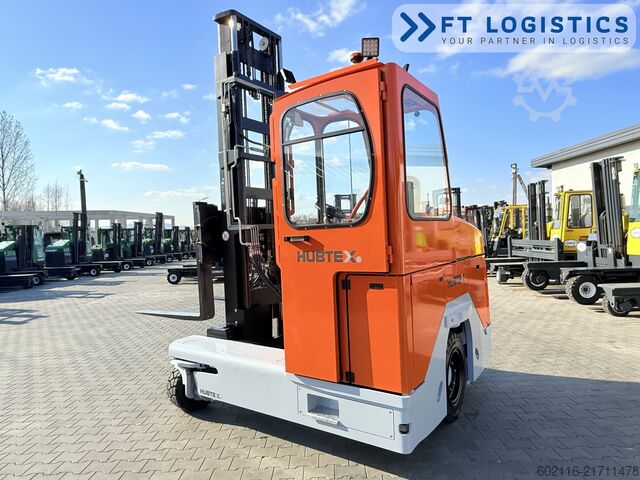 4-way forklift Hubtex DQ45G DUPLEX 5000 FORK-POSITIONER CABIN