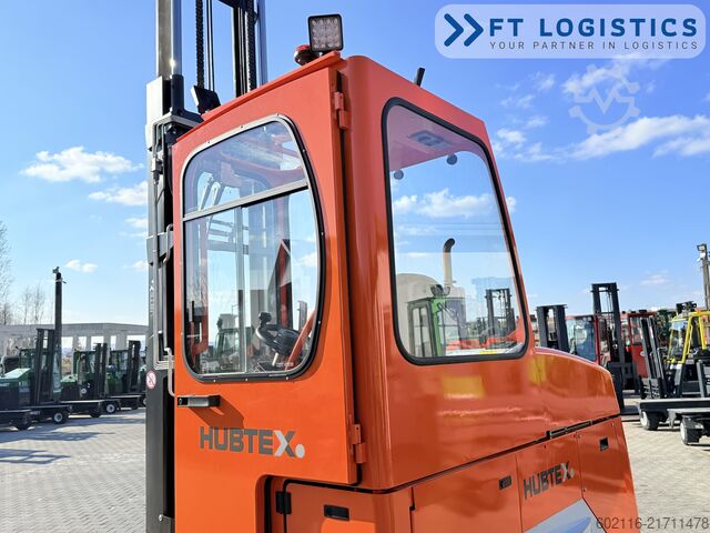 4-way forklift Hubtex DQ45G DUPLEX 5000 FORK-POSITIONER CABIN