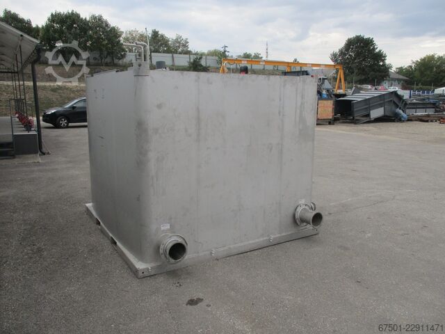 Lagertank Behälter Tank GWK 10m3 Lagerbehälter Edelstahl (3564)