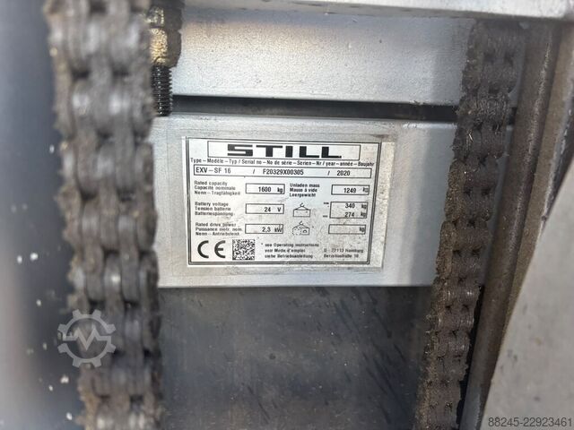 VS-23076 Electric stacker Still EXV-SF16 4266mm STILL EXV-SF16