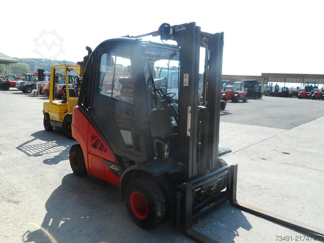 Forklift Linde H25D-02 EVO Triplex Zwillingsreifen