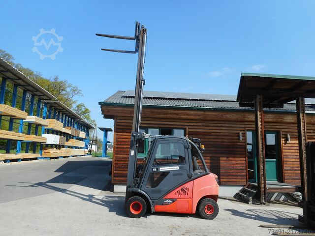 Forklift Linde H25D-02 EVO Triplex Zwillingsreifen