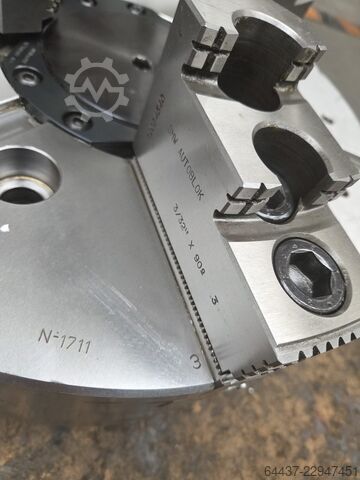 Used hydraulic 3-jaw chuck, 400 mm SMW Autoblok 400BH