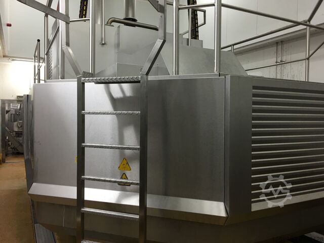 Twin spiral hot air oven Marel Stork Townsend. TSO 600/96/4 EL R