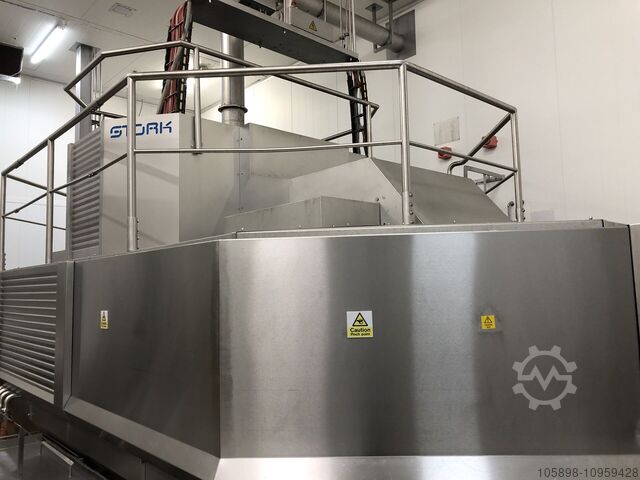 Twin spiral hot air oven Marel Stork Townsend. TSO 600/96/4 EL R