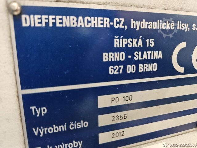 Drawing press Dieffenbacher PO 100
