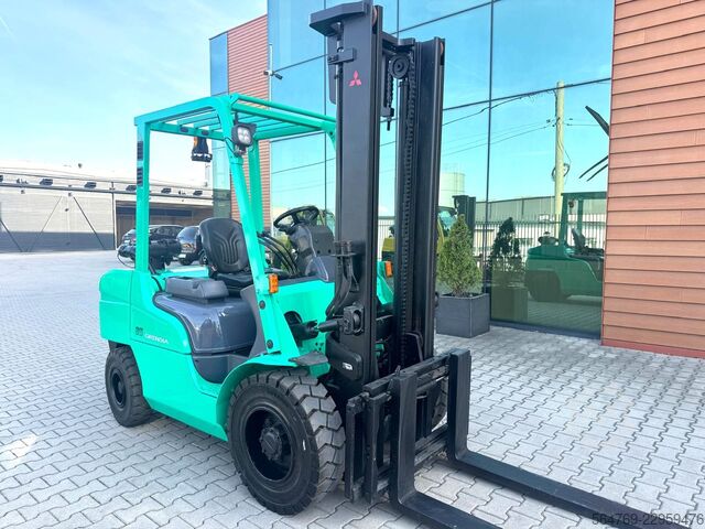4-wheel forklift Mitsubishi FD35NT /Diesel/Only 6012 hours/New Price