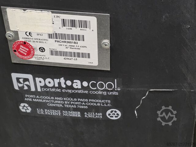 Air cooler | Evaporative cooler | Cooler Portacool Hurricane Pachr 360 12 Stück direkt verfügbar