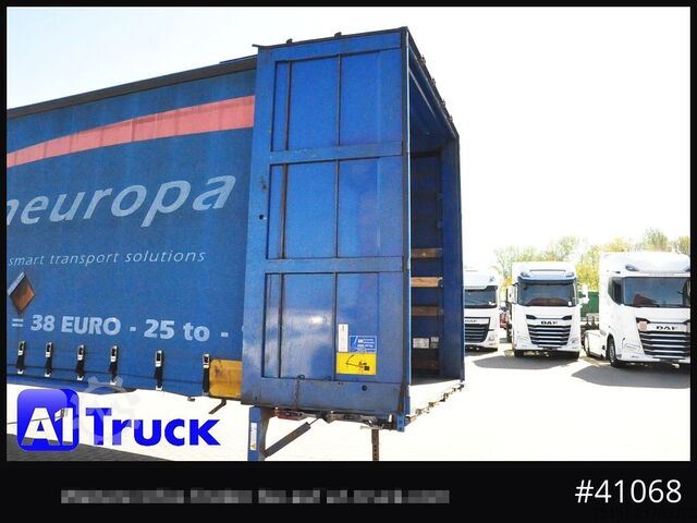 Swap body with flatbed & tarp KRONE Wechselbrücke Jumbo BDF 7,82, Code XL,