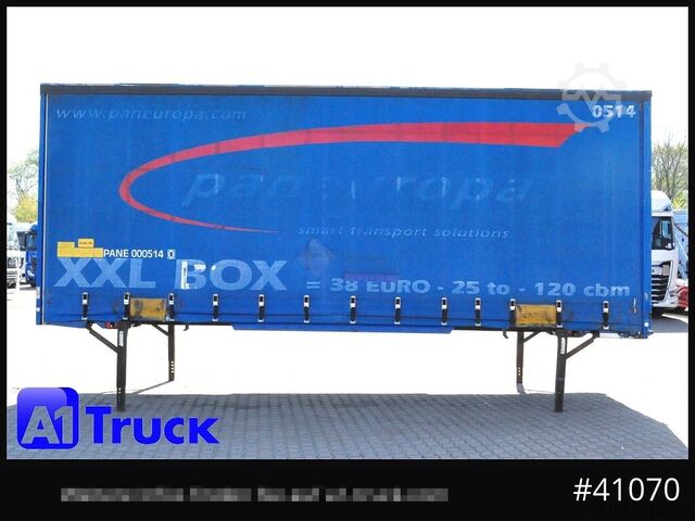 Swap body with flatbed & tarp KRONE Wechselbrücke Jumbo BDF 7,82, Code XL,