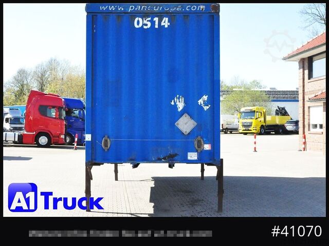 Swap body with flatbed & tarp KRONE Wechselbrücke Jumbo BDF 7,82, Code XL,