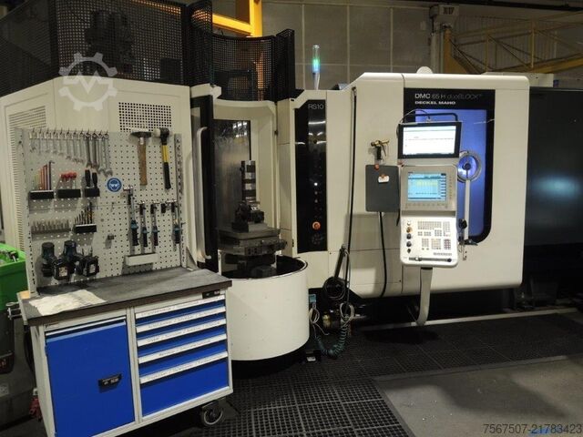 Horizontal machining center DMG MORI DMC 65 H duoBLOCK
