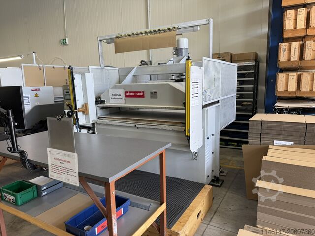 Die-cutting machine schoen + sandt Brückenstanze