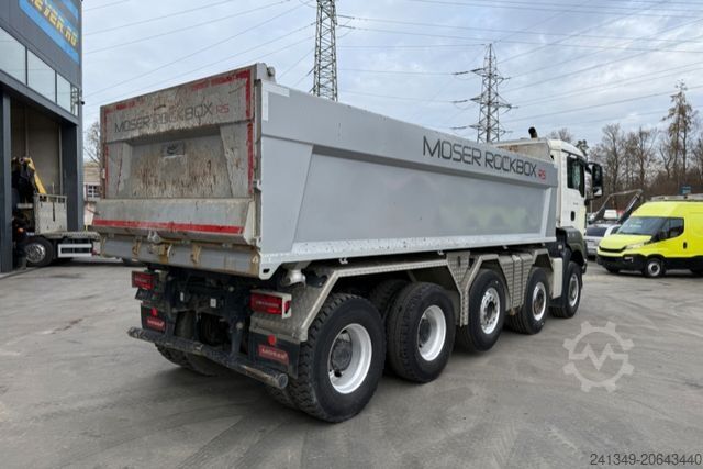 Tipper truck MAN TGS 41.500 10x4 Moser 2-Seiten