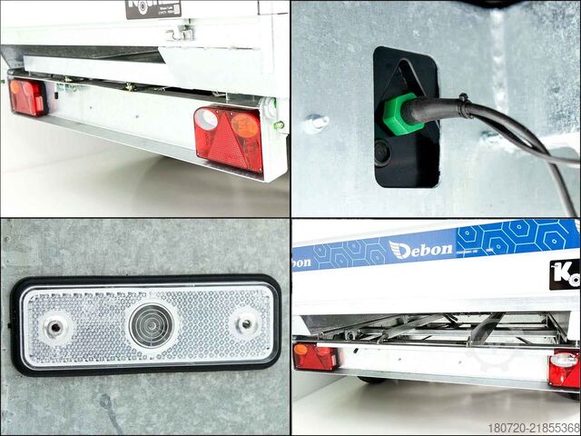 Three-way tipper trailer Debon Dreiseitenkipper 2,6t