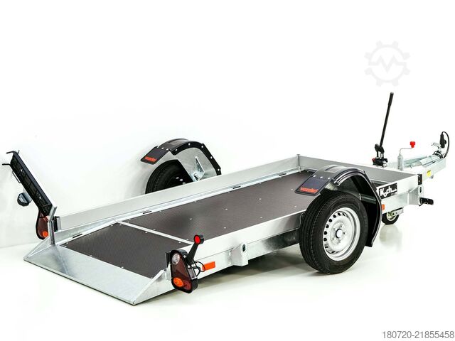 Low-loader trailer Vezeko Absenkanhänger 127x246cm 750kg