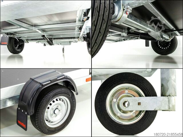 Low-loader trailer Vezeko Absenkanhänger 127x246cm 750kg