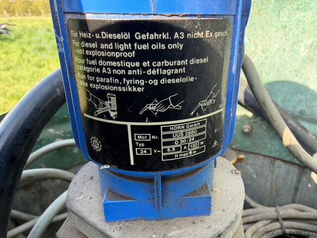 Fuel tank / mobile fuel station 250L Rietberg with 24V pump Zbiornik paliwa / mobilna stacja paliw 250L Rietberg z pompą 24V Zbiornik paliwa / mobilna stacja paliw 250L Rietberg z pompą 24V