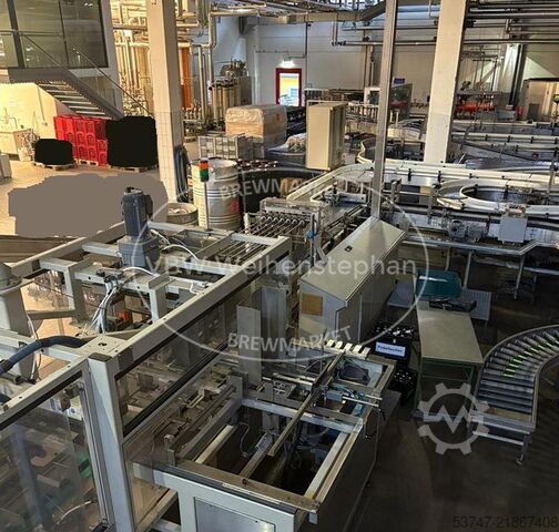 Tray packaging and shrink wrapping machine Meypack Verpackungssystemtechnik 