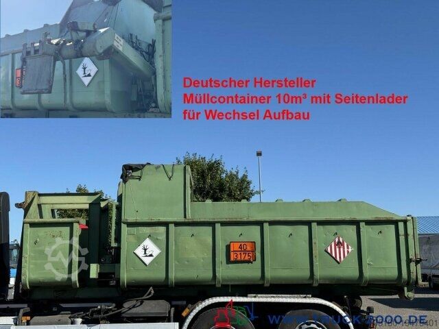 Garbage truck  Normann Bock Müllcontainer 10m³ mit Seitenlader
