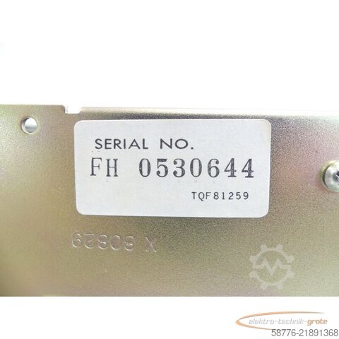 Component Fanuc TR-9DK1 / A61L Bedieneinheit SN: FH0530644