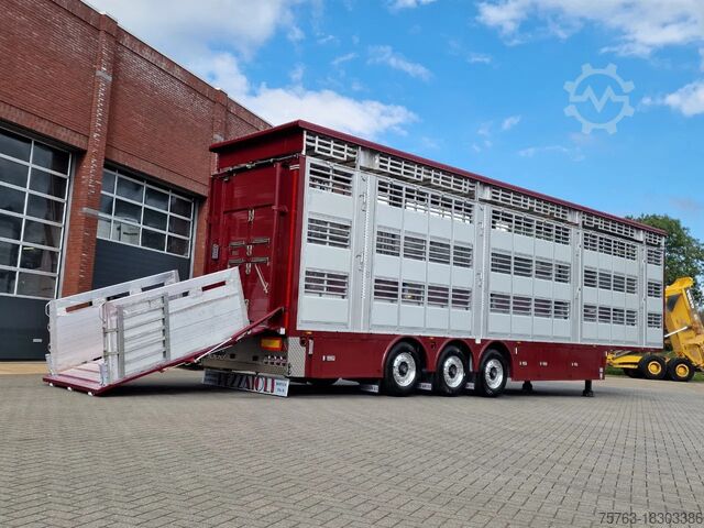 Cattle transport Pezzaioli New - 3 deck livestock 100M2 - Water & Ventilat...